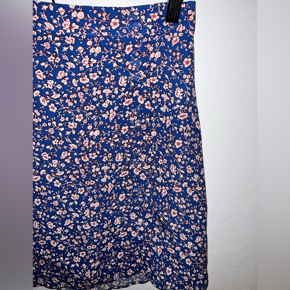 Madewell Porch Side-Button Mini Skirt in Summer Vines Size 8 - Picture 3 of 7